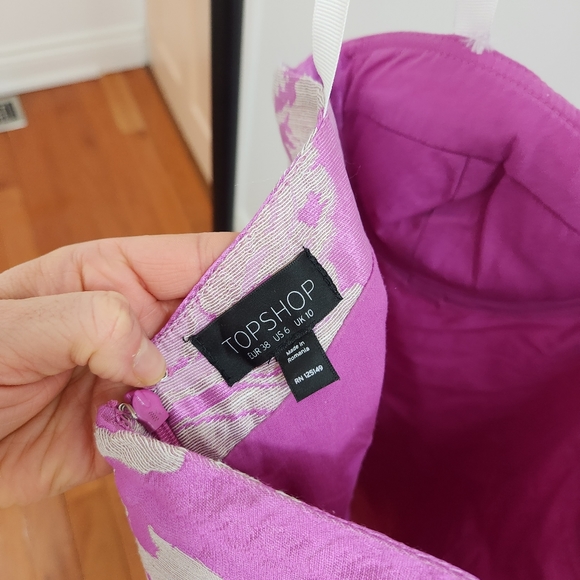 Topshop Dress, Size US 6, purple - Picture 3 of 3